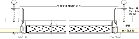 開口 率 ガラリ